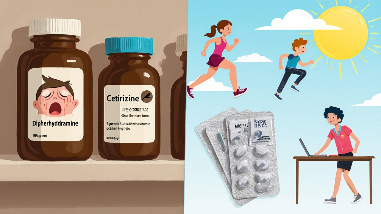 第一世代と第二世代の抗ヒスタミン薬：効果と副作用を比較