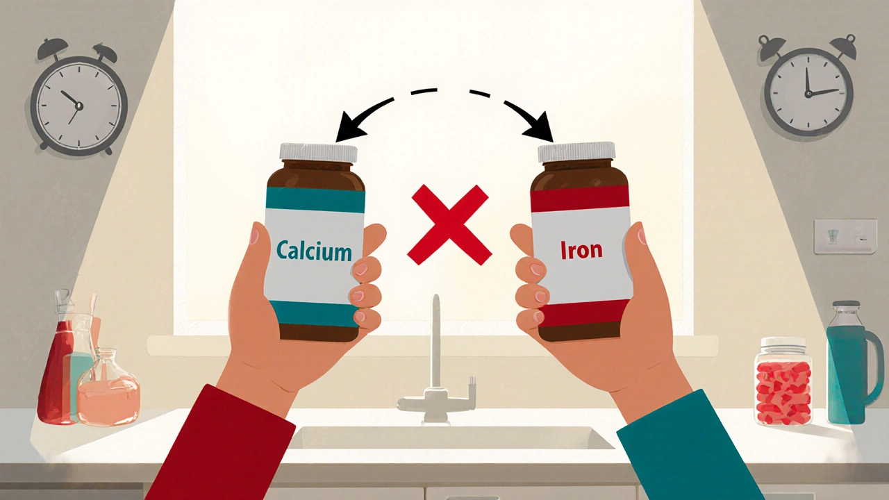 カルシウムと鉄のサプリメントと薬の飲み合わせ：吸収阻害のリスクと対策