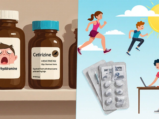 第一世代と第二世代の抗ヒスタミン薬：効果と副作用を比較