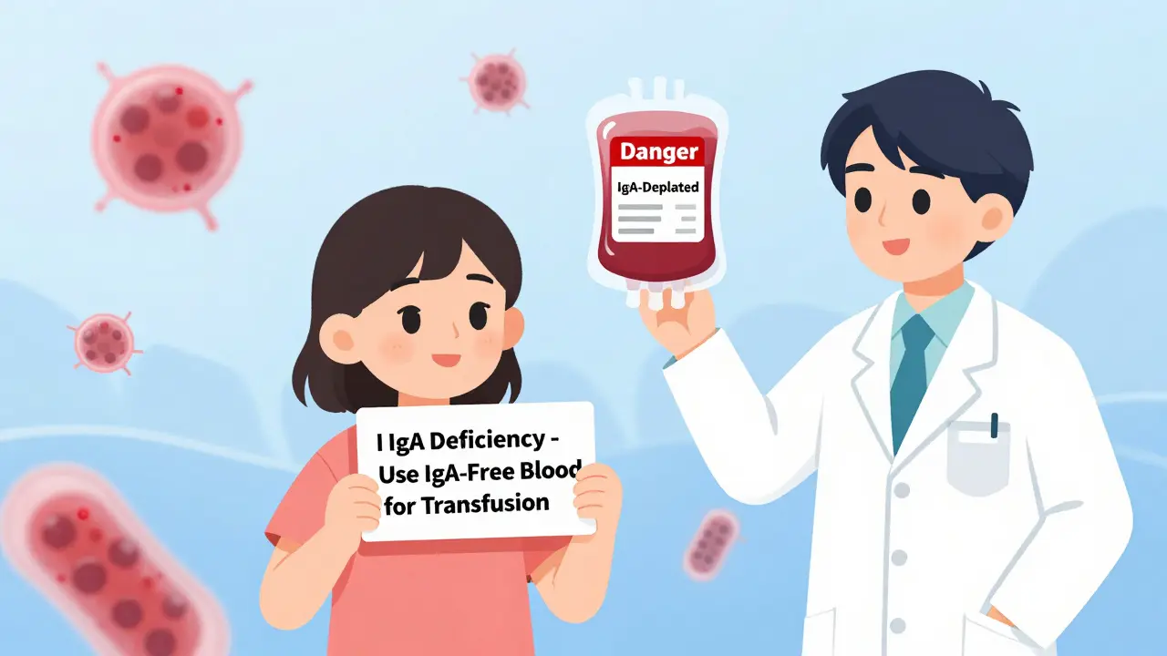 IgA欠損症：免疫疾患と輸血時の注意点