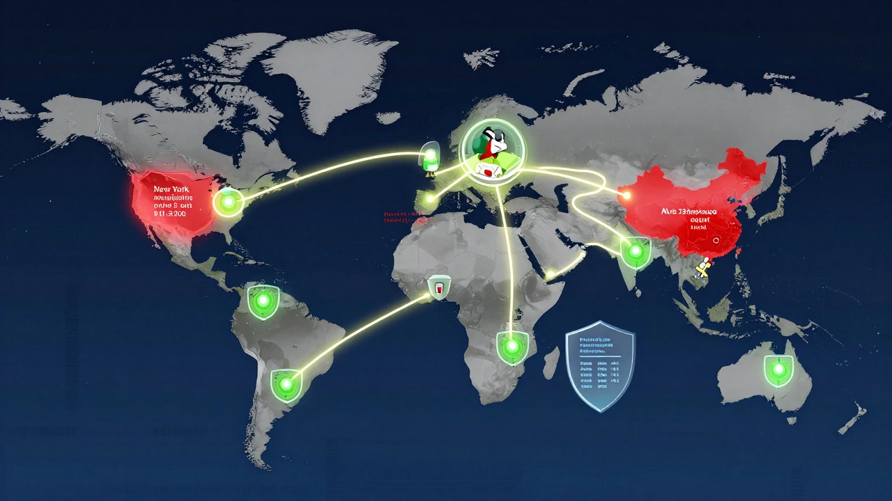 世界の無菌製造施設の成功と失敗を示す地図。
