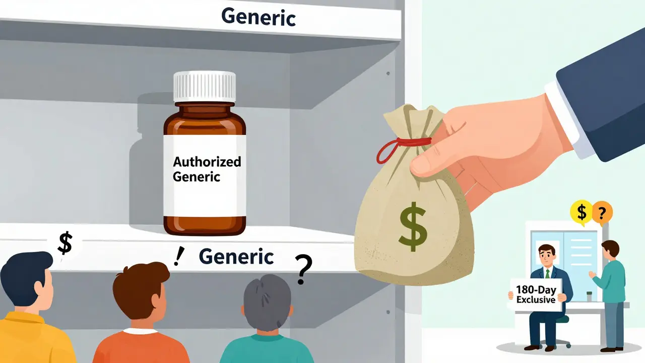 大手製薬会社が認可ジェネリックを販売し、小規模企業の独占権を無効化している。