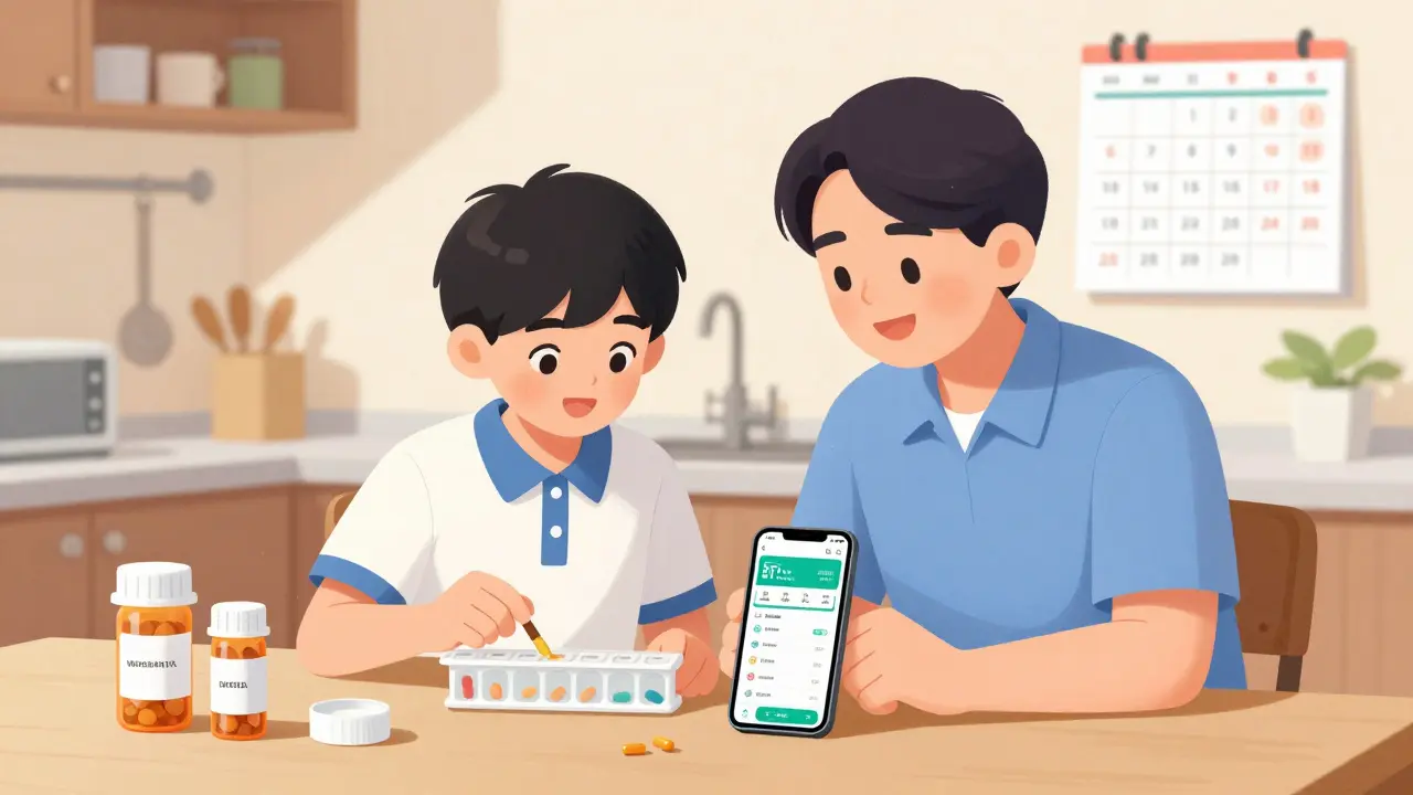 高校生に処方薬の自己管理を教えるための実践的な方法