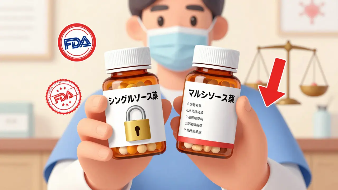 シングルソース薬とマルチソース薬：患者が知っておくべきこと