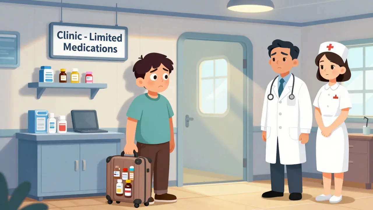 クルーズ船の医療センターで処方薬を受けるための正しい方法