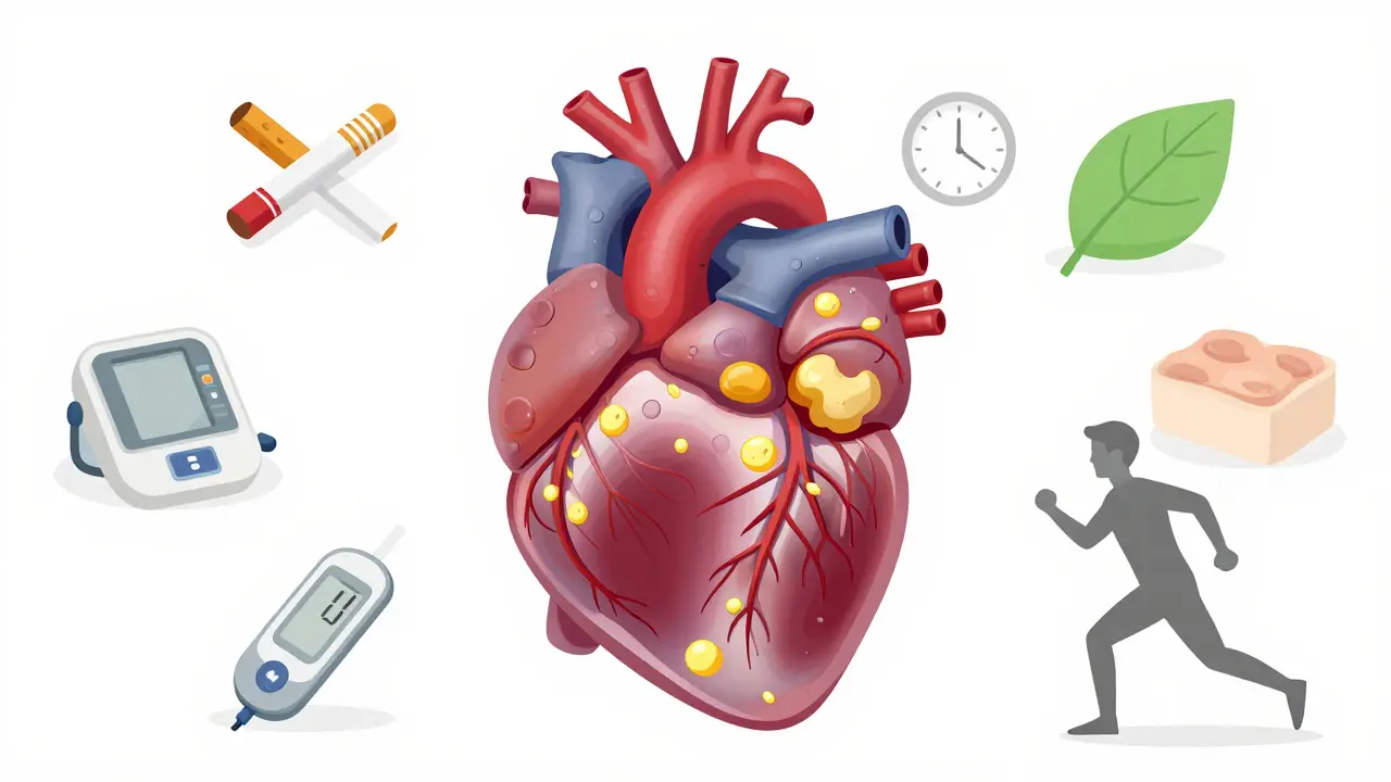 冠動脈疾患：動脈硬化、リスク因子、そして治療法